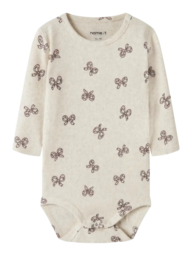 Name It Name it - Romper Bow Peyote Melange