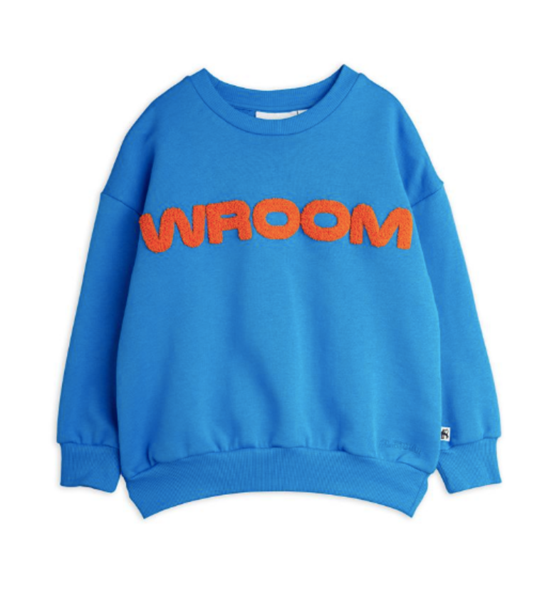mini rodini Mini rodini - WROOM chenille sweatshirt Blue