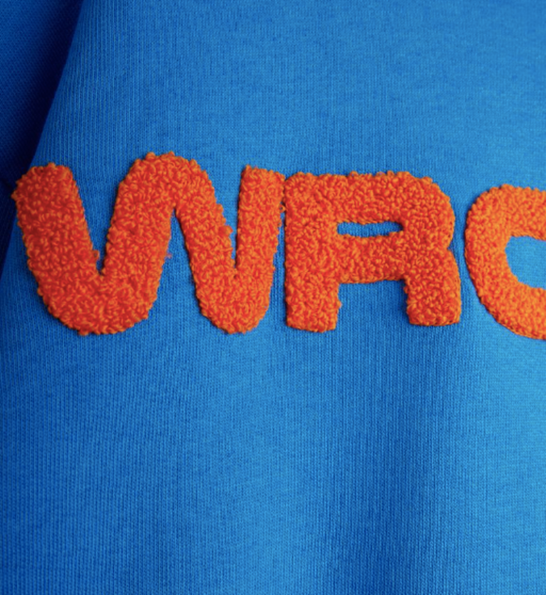 mini rodini Mini rodini - WROOM chenille sweatshirt Blue