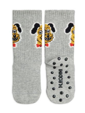 mini rodini Mini Rodini - Dog 1-pack anti-slip socks