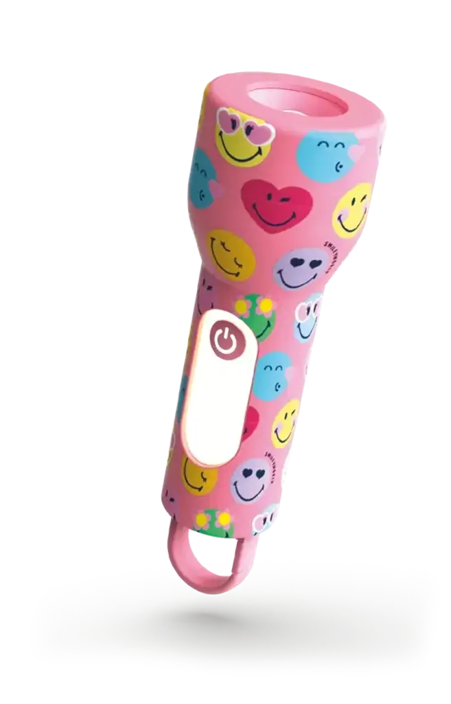 mob MOB - Glowy Smiley World pink