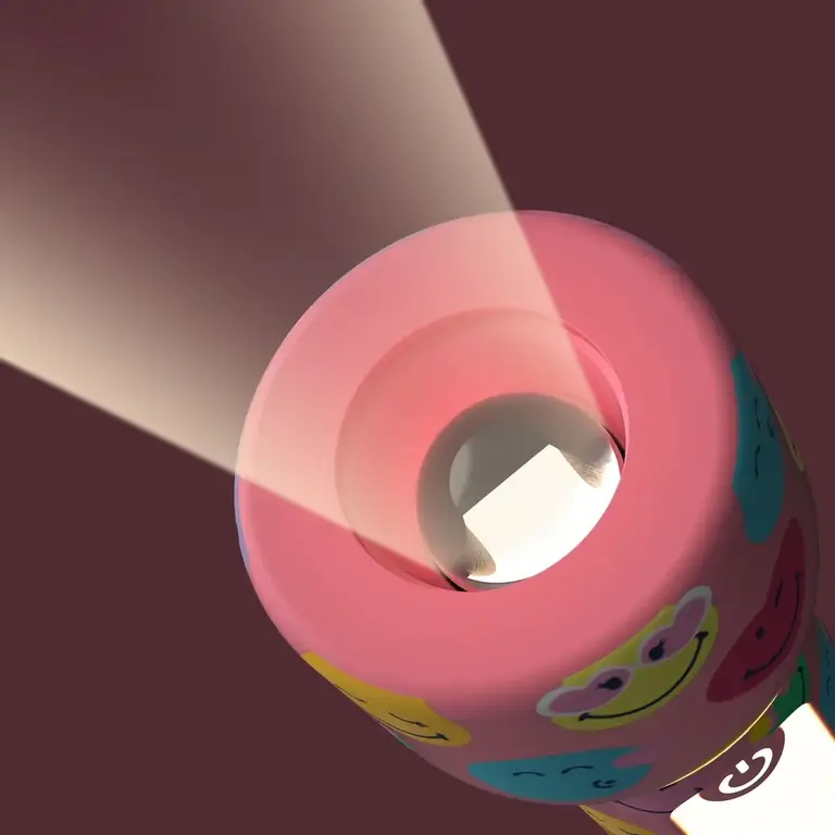 mob MOB - Glowy Smiley World pink