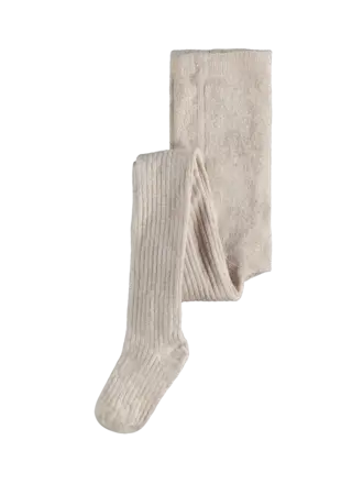 Name It Name it -PANTYHOSE GLITTER RIB moonbeam