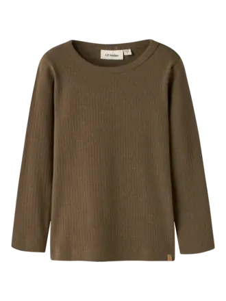 lil atelier Lil Atelier -GABO BOB LS SLIM TOP teak