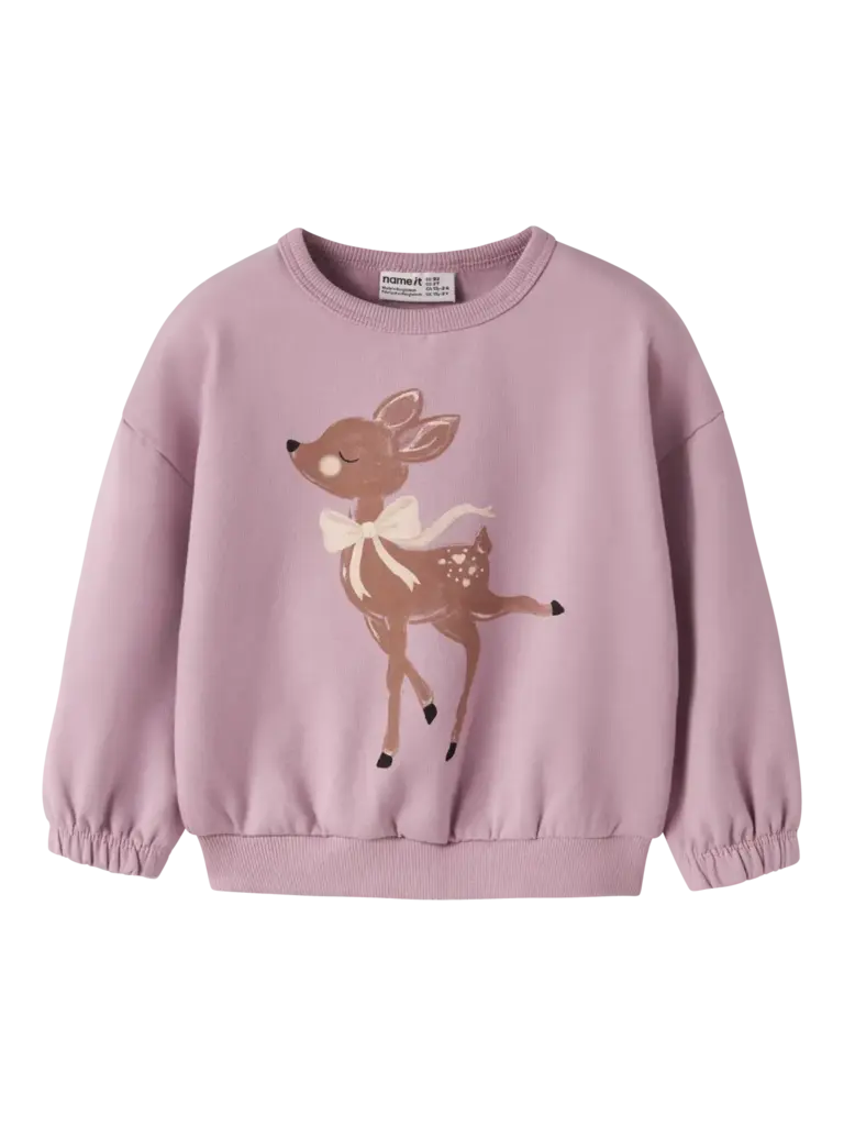 Name It Name it - Sweater Mauve Shadows Without Back Print