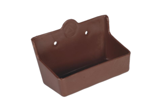 Support en plastique marron rectangulaire