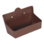 HORIZONT Support en plastique marron rectangulaire