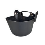 Draagbaar plastic voederbakje 13.5L