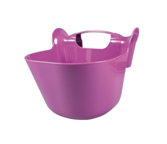 Draagbaar plastic voederbakje 13.5L