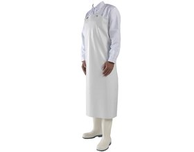 Dairy apron - White
