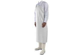 Dairy apron - White