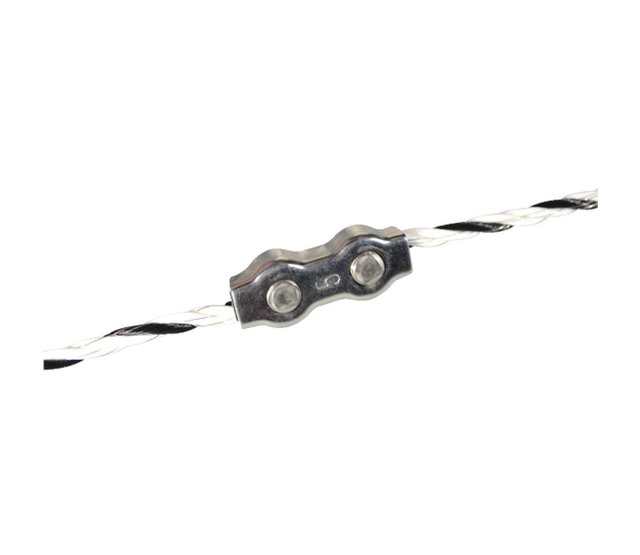 Raccord de jonction fil diamètre 4/6mm en galva par 5