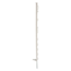 INTELLISHOCK Piquet plastique standard  104 cm blanc 10 œillets par 10