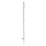 INTELLISHOCK Standaard kunststofpaal 104 cm wit 10 ogen per 10