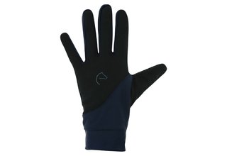 Gebreide digitale" handschoenen marineblauw