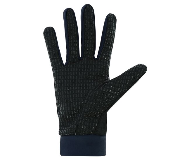Knit digital" gloves navy blue