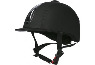 Premium" black grained helmet