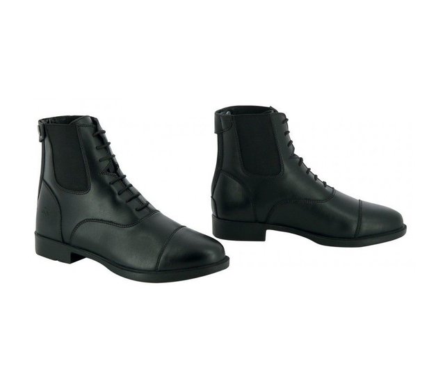 Synthetic lace-up boots