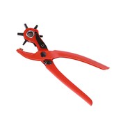 Punching pliers with diameter indicator