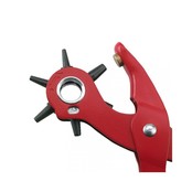 Punching pliers with diameter indicator