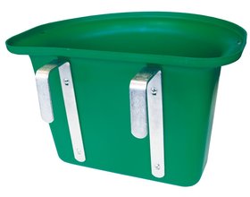 Mangeoire de porte verte sans anse