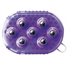 Double-sided currycomb and massage glove