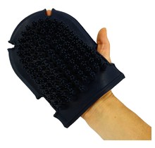 Currycomb and brush glove