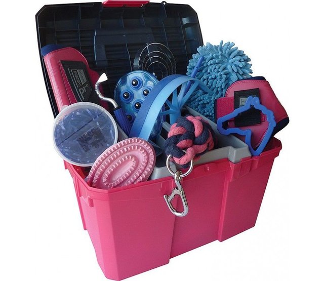 Coffre de  pansage HIPPOTONIC noir/gris