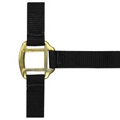 Licol nylon doublé cuir pour pur-sang