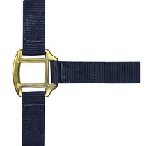 Nylon halster met lederen voering voor volbloedpaarden