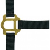 Double thickness halter for horse