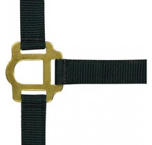 Double thickness halter for horse