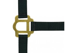 Double thickness halter for horse