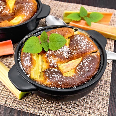 Rhubarb Clafoutis