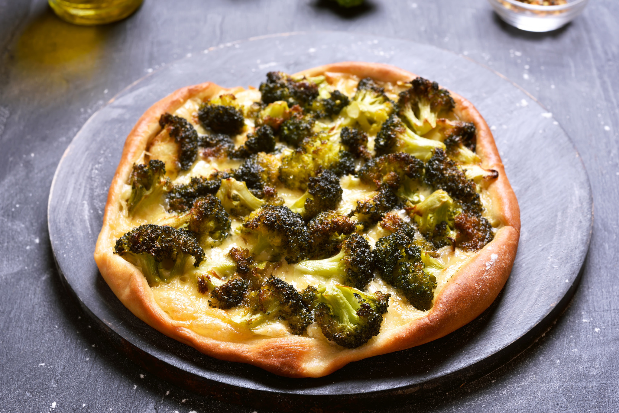 Broccoli & Goat's cheese tart