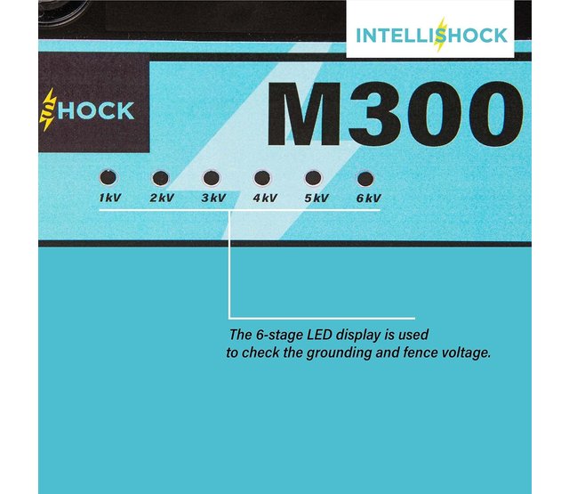 Energiser with socket with led M300