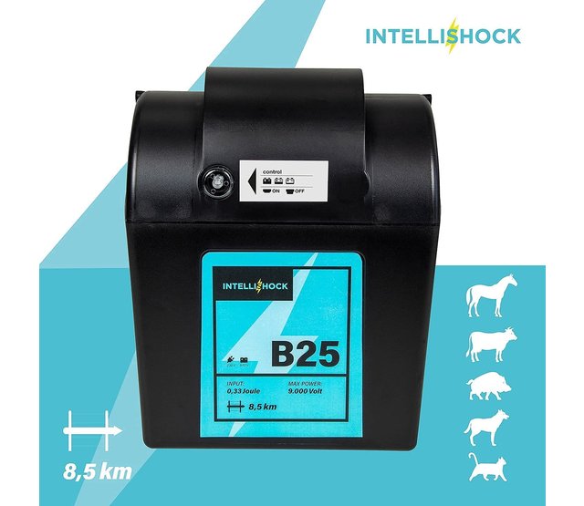 Mobiel Accu-aangedreven energizer B25 (Lengte 1-5 km)