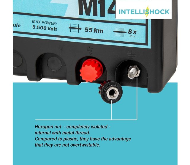 Energiser with socket M140 (Length 2-15 km)