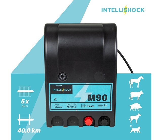 Energiser with socket M90 (Length 1-8 km)