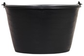 Seau noir en plastique gradué Seau noir en plastique gradué