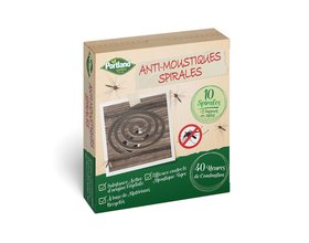 Anti-muggenspiralen met natuurlijke rug (Set x10)