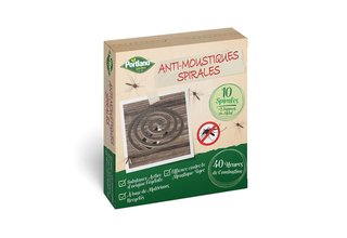 Anti-muggenspiralen met natuurlijke rug (Set x10)