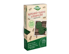 Lot de 2 boîtes anti-fourmis avec du miel