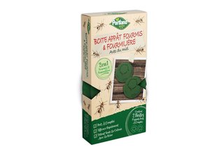 Lot de 2 boîtes anti-fourmis avec du miel