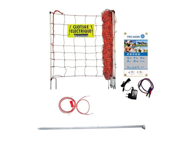 Kit clôture pour chien avec filet