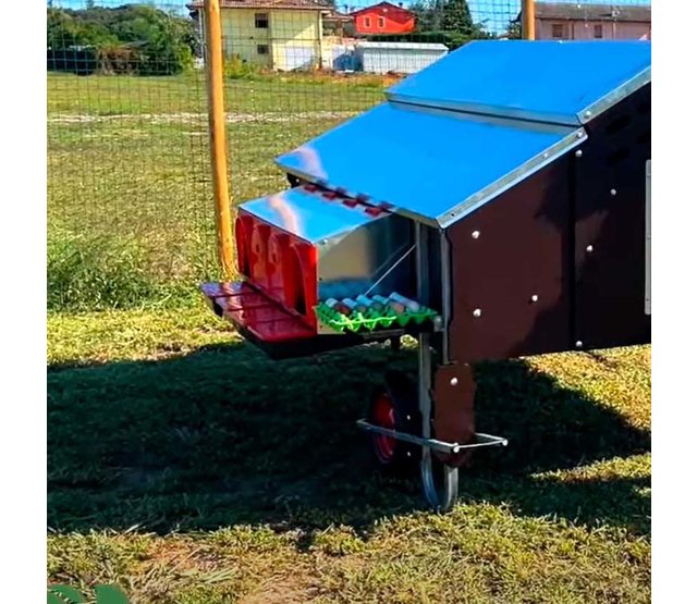 Mobile hen house 30 hens - Copele