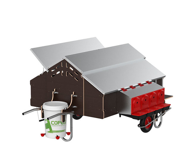 Mobile hen house 30 hens - Copele