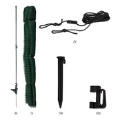 Klein gaasnet 15m h0.90m - Flex