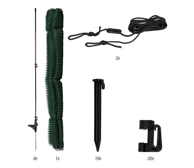 Klein gaasnet 15m h0.90m - Flex