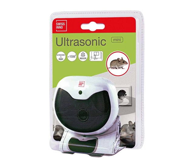 Mains powered ultrasonic rodent repellent Swissinno 15m² SWISSINNO
